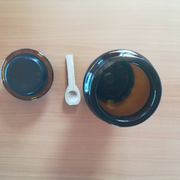 Lever amber Apothecary bottle