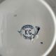 Set of 7 plates Terre de Fer XIXth mismatched