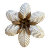 Luminaire floral années 70