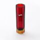 Murano block vase by Flavio Poli model 8-sided red green blue yellow