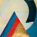 Pyramid, offset printing on thick paper, 80 x 93cm