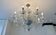 Glass chandelier with garlands, rococo style, 10 lights
