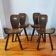 French brutalist vintage chairs from the 60s-70s.