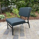 Restored 70s armchair, covered in LVMH fabric