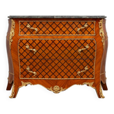 Louis XV-style chest of drawers by Fine Art & Co / 1970s