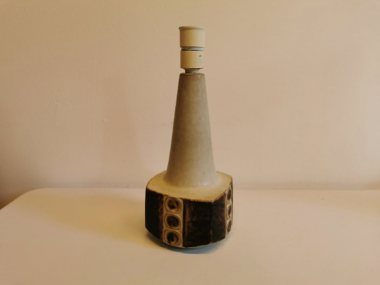 Ceramic table lamp, from danish michael andersen and son - bornholm-denmark