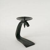 Wrought iron candlestick, brutalist, 1940