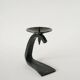 Wrought iron candlestick, brutalist, 1940