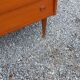 Commode en teck 4 tiroirs de style scandinave, années 70