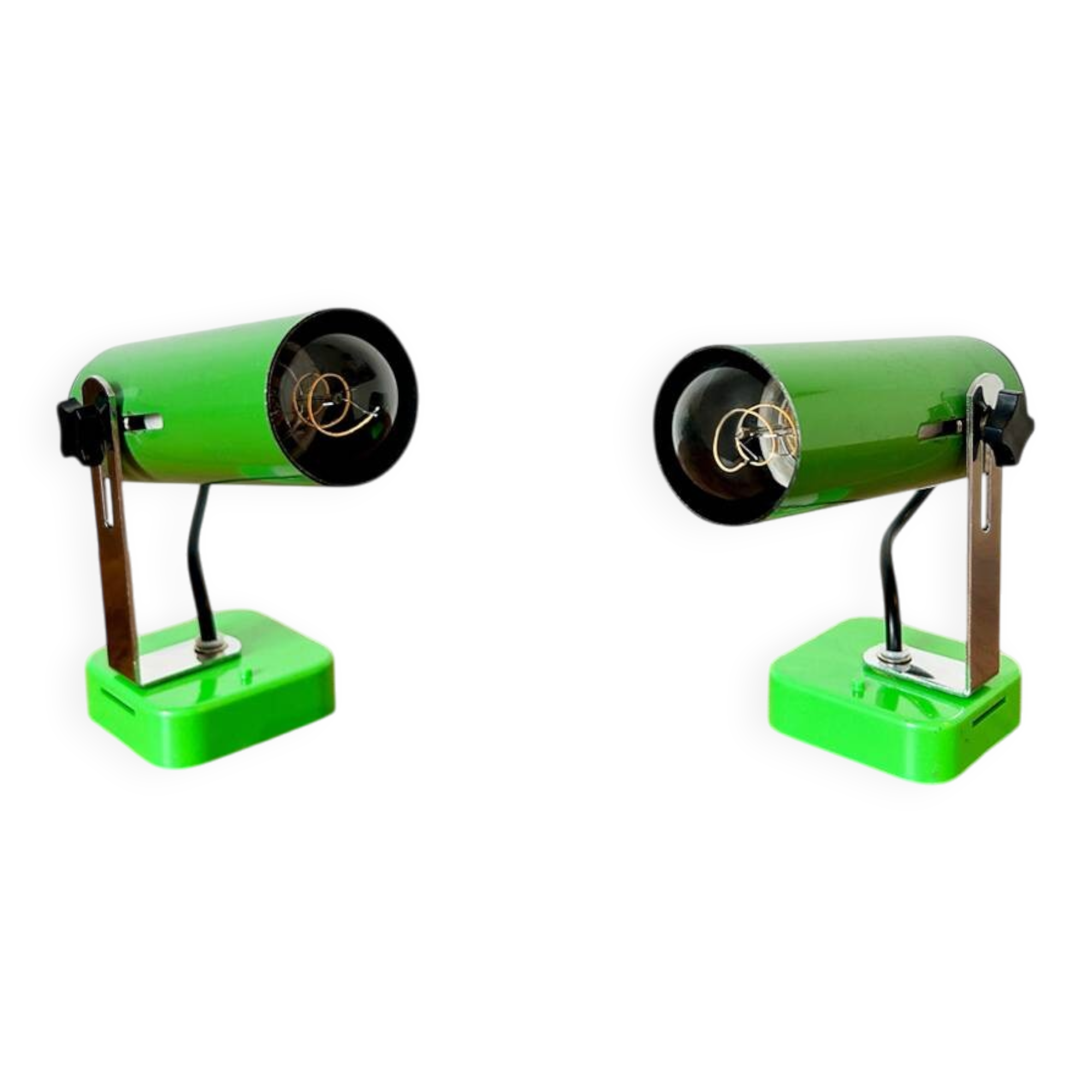 Targetti vintage green wall lights