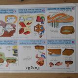 School poster rabbit and clay