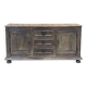 18th-century oak enfilade with a marble-effect painted top.