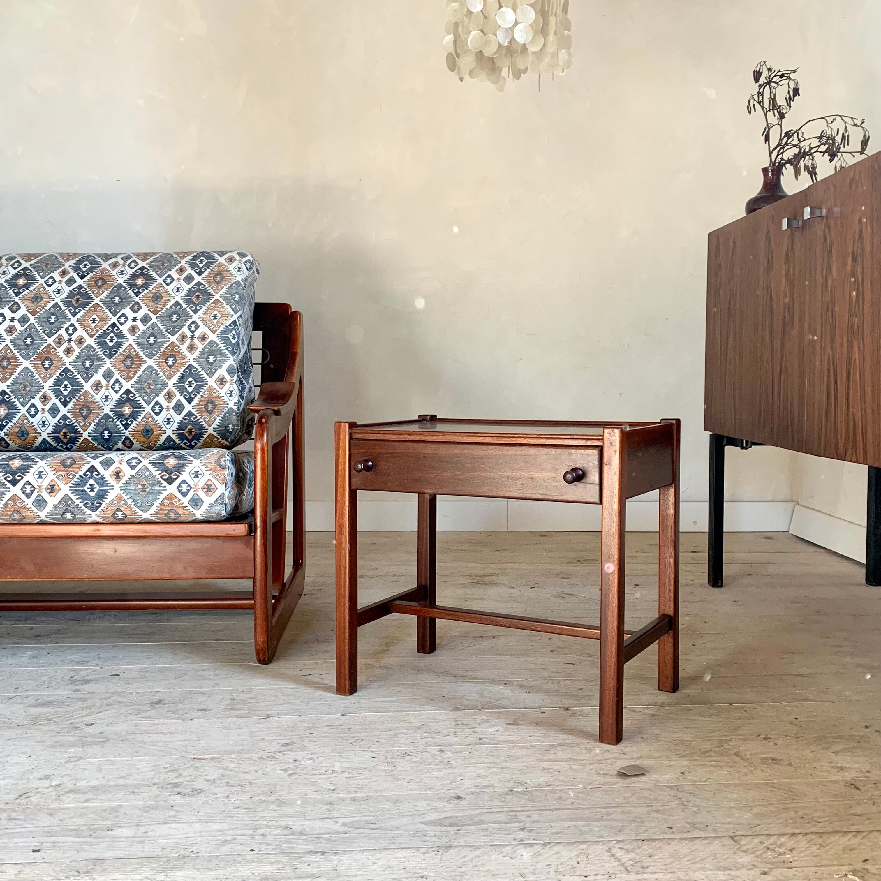 Vintage bedside table by jacques hauville