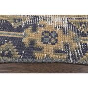 1970s Turkish Hand-Knotted Yellow Wool Runner Rug 111x341