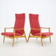 Set of two adjustable armchairs, Thon, 1970