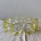 Set of 12 glasses - VMC Reims Arlequin champagne glasses - yellow decor