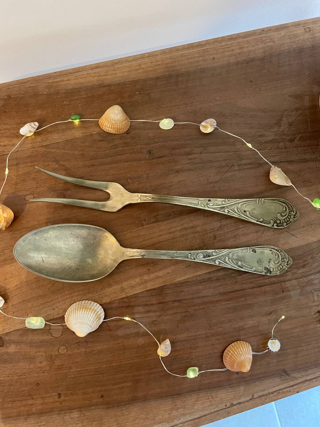 Vintage gold cutlery