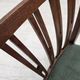 1960s, set of 6 Danish dining chairs, furniture wool, oak wood.