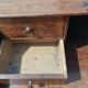 Victorian oak graduated desk – circa 1890-1910.