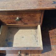 Victorian oak graduated desk – circa 1890-1910.