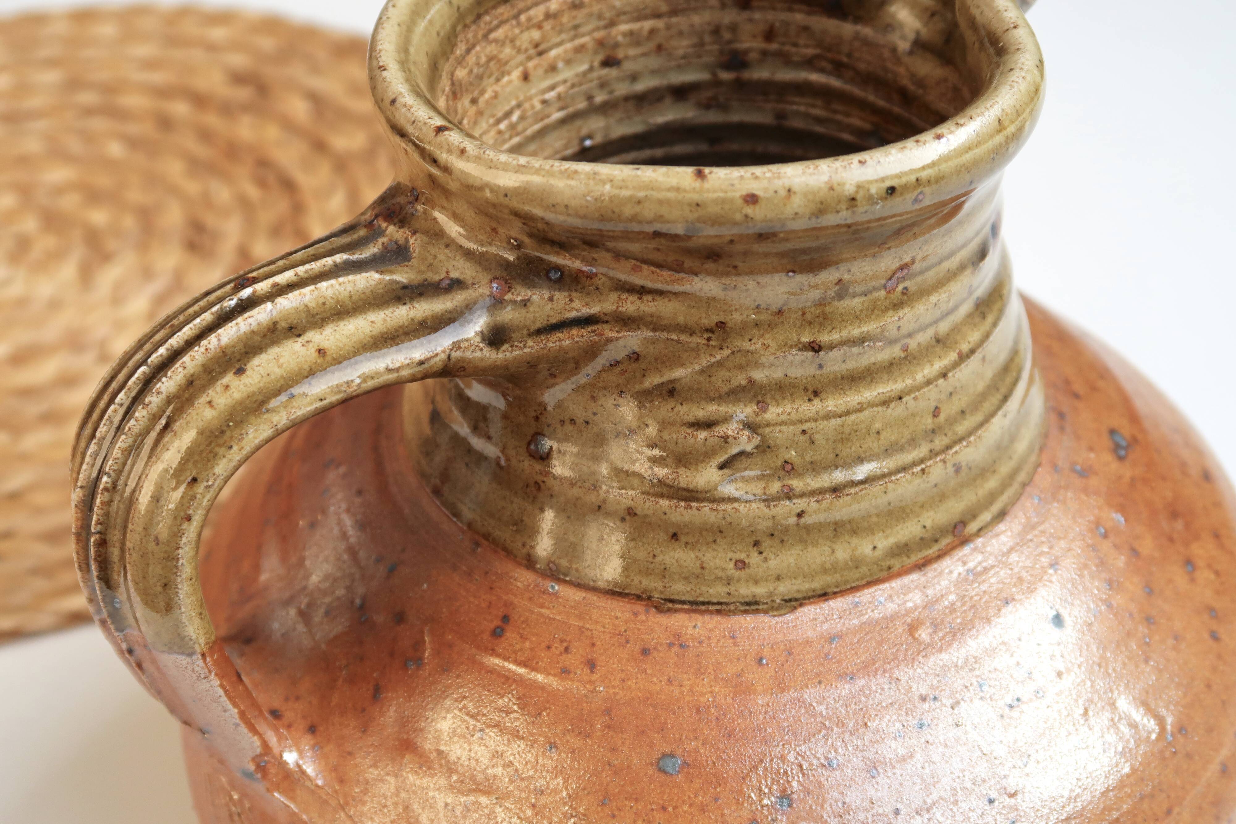 Sandstone pitcher by Pierre Digan, La Borne 60s