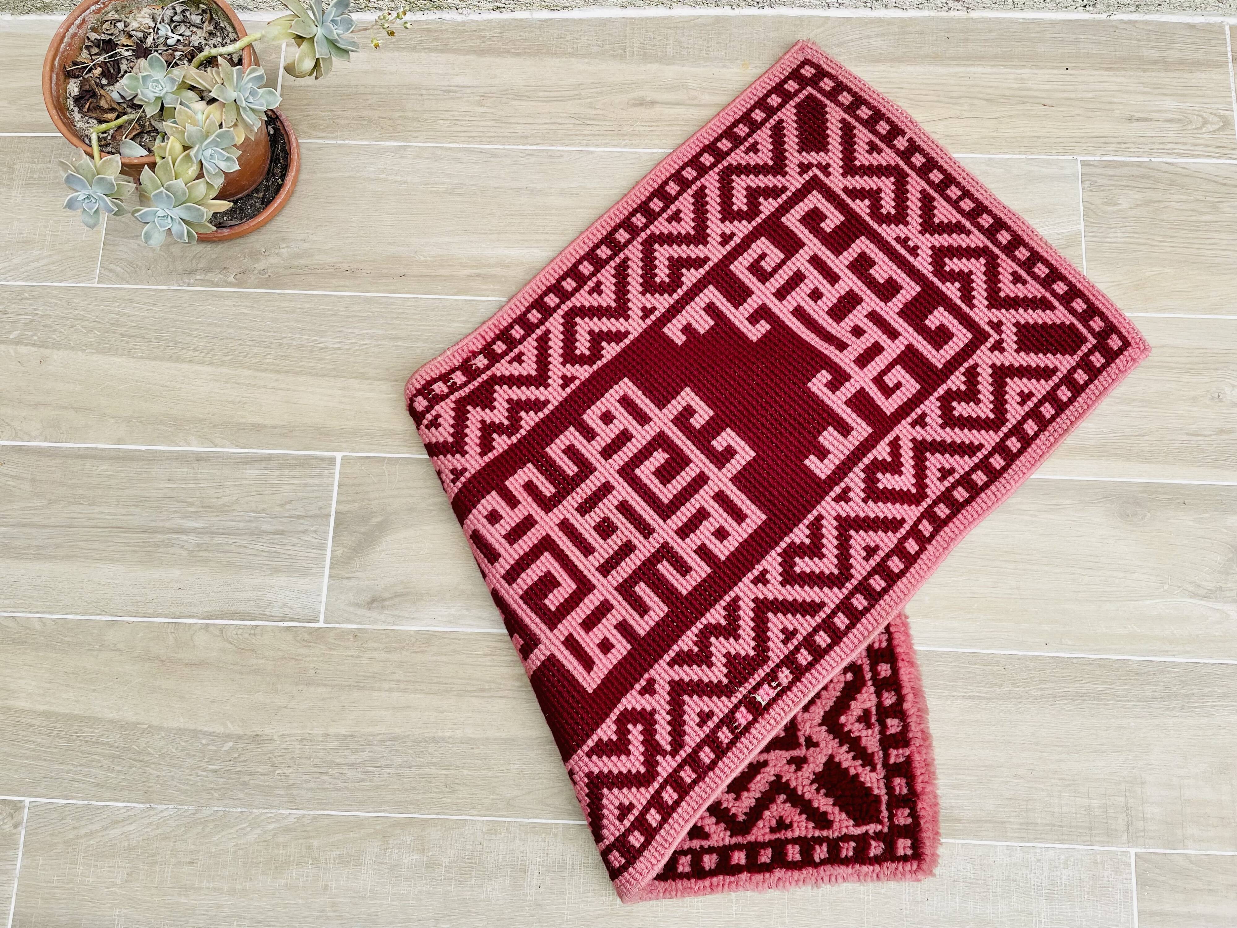 Pure Wool Rug 70s – 126x57cm