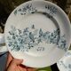 Mignon plates in Longwy earthenware