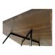 Table basse en bois et métal/laiton par Ico Parisi pour Cassina 1957