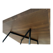Coffee table in Wood and Metal/Brass by Ico Parisi for Cassina 1957