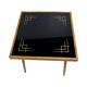 Alfred Busch coffee table, Germany 1960s, glass & beech wood