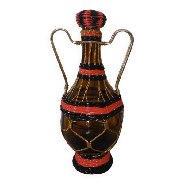Bouteille scoubidou 70's