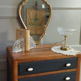 Baroque mirror 60s - 65x38cm