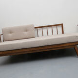 1950s daybed in beige, Wilhelm Knoll