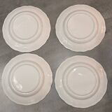 Set of 4 flat PB advertising plates