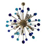 Lustre italien en verre de Murano