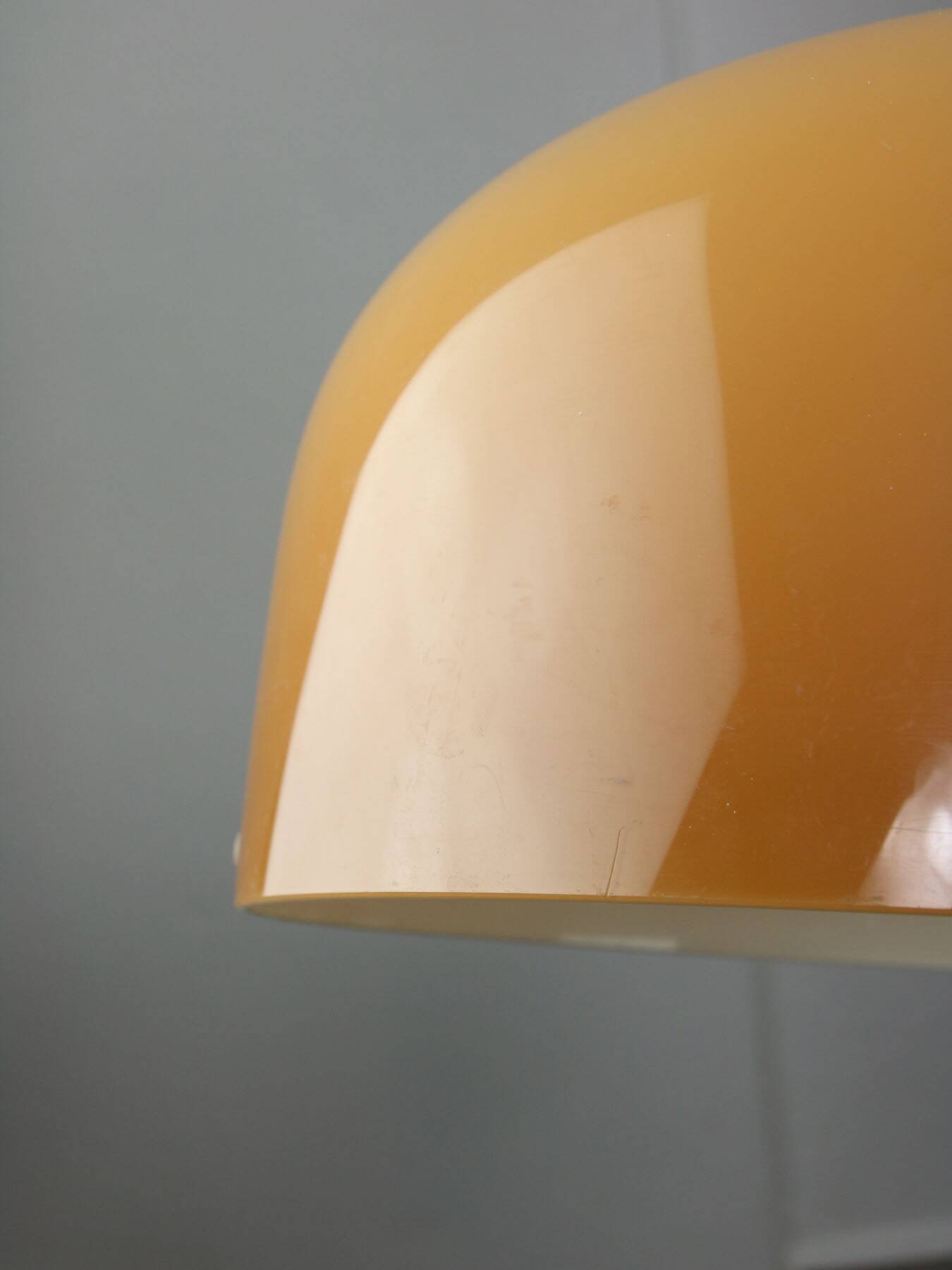Space Age Brown Pendant Lamp from Guzzini, 1960s