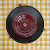 Turntable with earthenware pastry and bakelite floral decoration