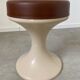 Old vintage plastic tulip stool 1970