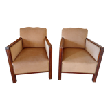 Pair of art deco armchairs