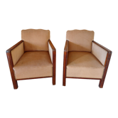 Pair of art deco armchairs