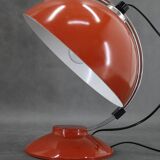 Lampe de table rouge des années 1970, Tchécoslovaquie