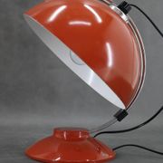 Lampe de table rouge des années 1970, Tchécoslovaquie