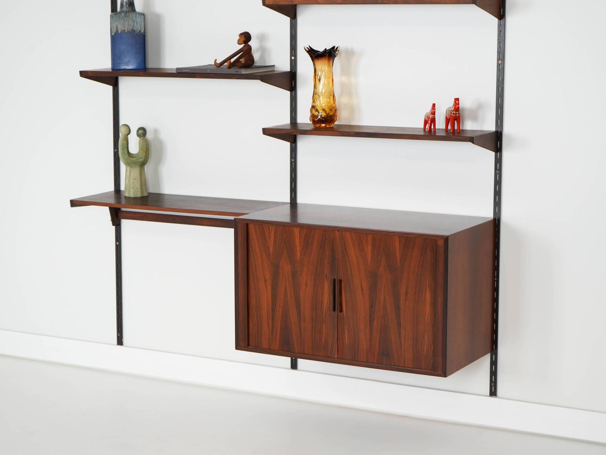Rosewood shelving unit, Danish design, 1960s, designer: Kai Kristiansen, ma