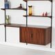 Rosewood shelving unit, Danish design, 1960s, designer: Kai Kristiansen, ma