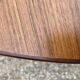 Table ronde scandinave avec rallonge