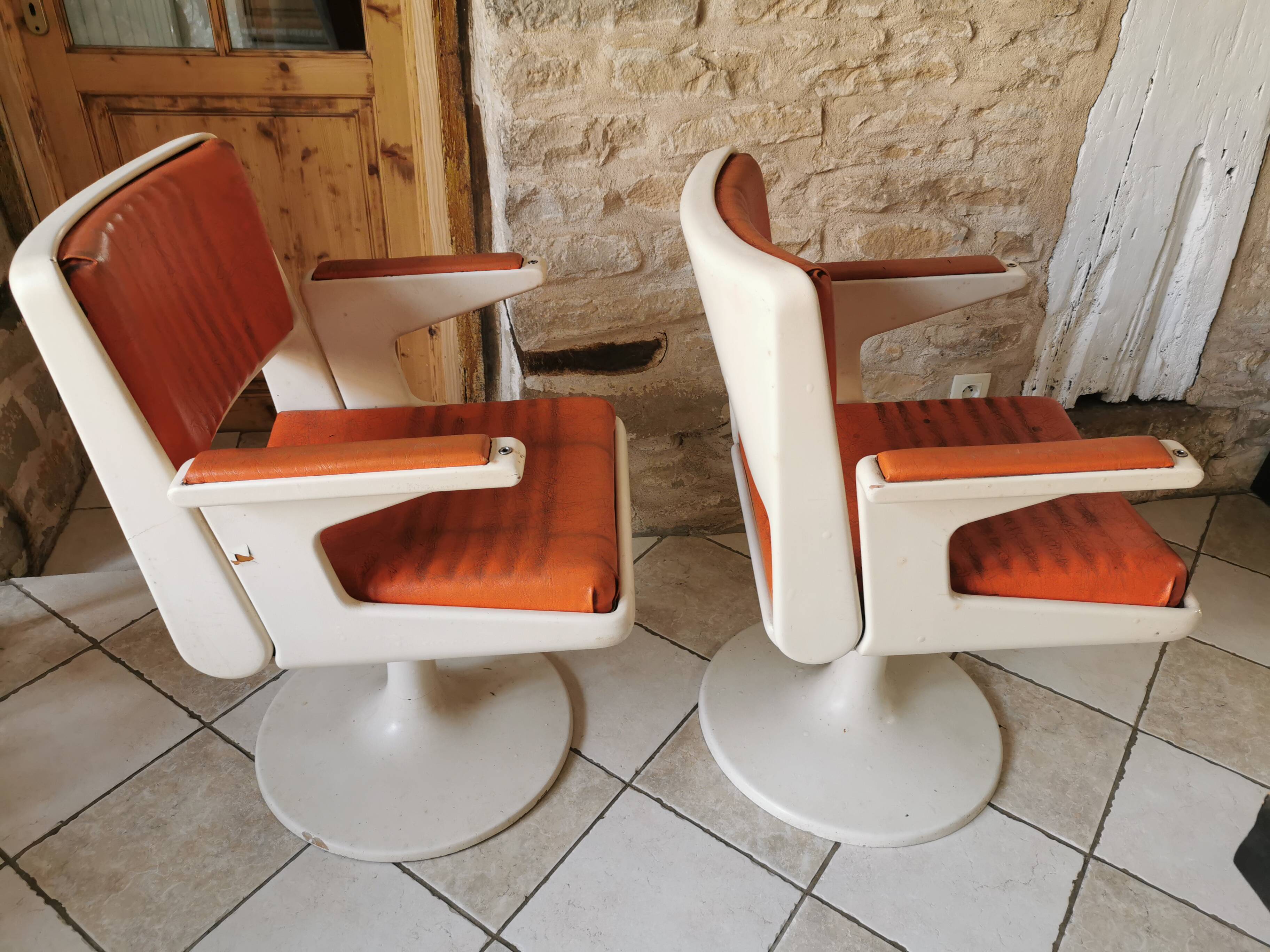 Pair of armchairs, 1970s