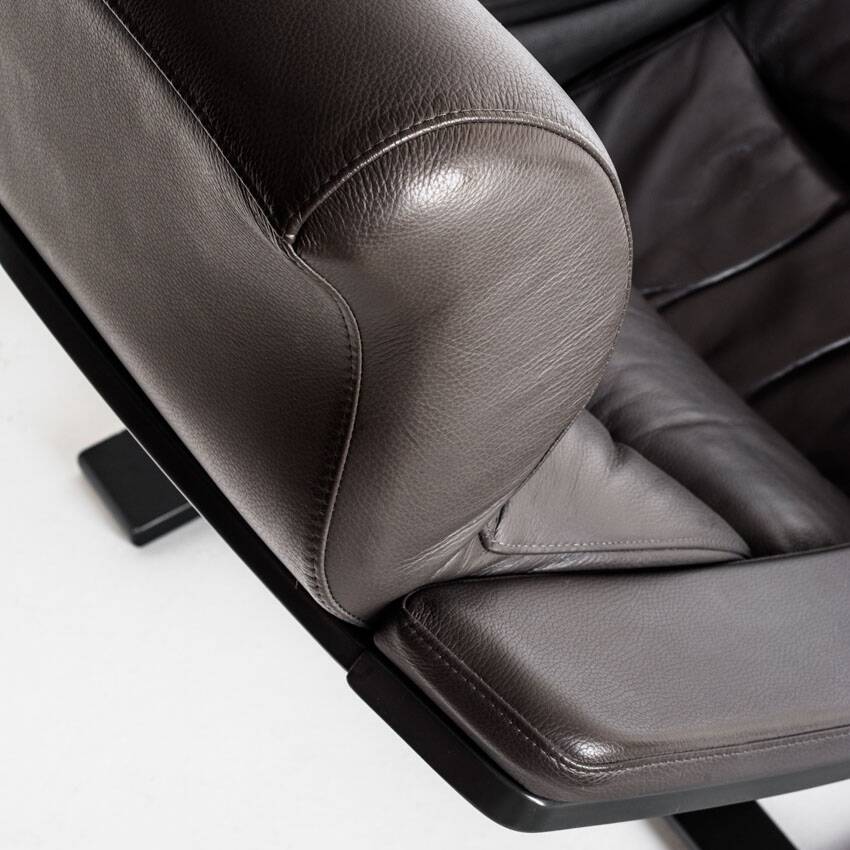 Kroken armchair + pouf designed by Ake Fribytter, published by Roche Bobois. France, 2000s.