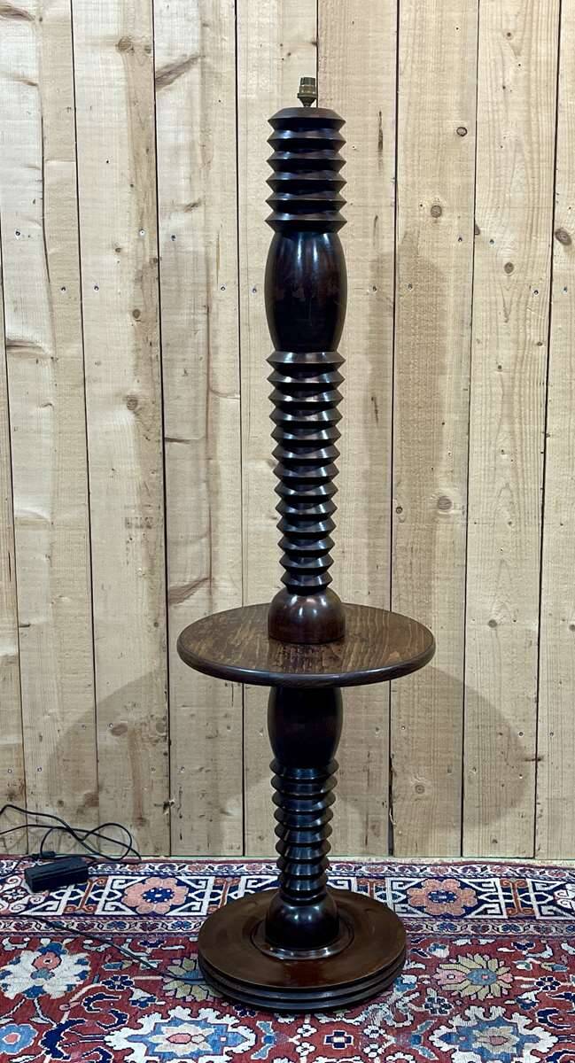 Lampadaire en hêtre