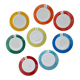 Lot De 8 Assiettes À  Dessert Pantone De Luca Trazzi Pour Serax