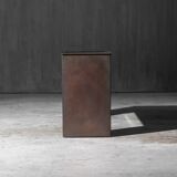 Console en bronze patiné par Belgochrom, Belgique, années 1970